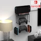 Настенное крепление DOBE для консоли и зарядной dock станции Nintendo Switch 2 / Nintendo Switch (OLED) + Два держателя для контроллера Switch Pro + Место для 28 игровых картриджей / крючки под Joy-Con / кронштейн на стену - изображение 1