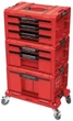 Набор ящиков для инструментов Qbrick System SYSTEM PRO Drawer Workshop Set 6 Red 525x345x885 мм (11060403401) - изображение 1