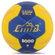 Мяч гандбольный размер №3 Cima Game Ball 5000-3 Yellow-Blue - изображение 2