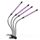 Фитолампа светодиодная для растений Plant Grow Light 7819 фитосветильник лампа для рассады комнатных растений с таймером Черная - изображение 2