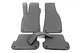 Автоковрики Digital Designs Audi A4 (8E2/B6) 2000-2004 5 шт Серый (1740946986) - изображение 1