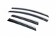 Ветровики с хромированной полоской HB/SD (4 шт, Niken) для Opel Astra J (2009-2015) - изображение 1