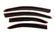 Ветровики (4 шт., DPT) для Chevrolet Aveo T250 2005-2011 гг. - Защита от дождя и ветра - изображение 3