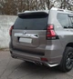 Накладка на задний бампер для Toyota Land Cruiser Prado 150 2017+, белая - изображение 4