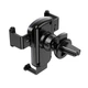 Автотримач для телефона HOCO CA103 vertical and horizontal air outlet gravity car holder Black Metal Gray (6931474766229) - изображение 7