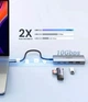 USB-хаб UGREEN CM480 USB-C to 2× USB 3.2+2×USB-C Adapter 10G (UGR-30758) (UGR-30758) - изображение 2