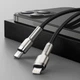 Кабель Baseus Cafule Series Metal Data Cable Type-C to iP PD 20W 1m Black (CATLJK-A01) - зображення 12