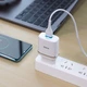 Мережевий зарядний пристрій з кабелем HOCO C12Q Smart QC3.0 charger set(Type-C) 18W White (6931474716309) - изображение 4