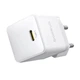 Мережевий зарядний пристрій Baseus Palm Fast Charger 1C 20W EU Moon White (with Baseus Mini White Cable USB-C to USB-C 60W (20V/3A) 1m Moon White) (P10111602213-01) - изображение 4