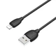 Кабель BOROFONE BX19 USB to iP 2.4A, 1m, PVC, TPE connectors, Black (6931474701756) - изображение 1