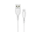 Кабель BOROFONE BX51 USB to iP 2.4A,1m, PVC, PVC connectors, White (6931474743909) - зображення 1