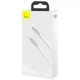 Кабель Baseus Cafule Series Metal Data Cable Type-C to iP PD 20W 1m White (CATLJK-A02) - изображение 2