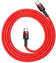 Кабель Baseus Cafule USB Cable Type-C-Type-C 3A 1m Red (CATKLF-G09) - зображення 1