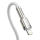 Кабель Baseus Cafule Series Metal Data Cable Type-C to iP PD 20W 1m White (CATLJK-A02) - изображение 4