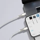 Кабель Baseus Cafule Series Metal Data Cable Type-C to iP PD 20W 2m White (CATLJK-B02) - изображение 8