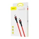 Кабель Baseus Cafule USB Cable Type-C-Type-C 3A 1m Red (CATKLF-G09) - зображення 3