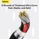 Кабель Baseus Superior Series Fast Charging Data Cable USB to Type-C 100W 1m Cluster Black (P10320102114-00) - изображение 14