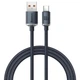 Кабель Baseus Crystal Shine Series Fast Charging Data Cable USB to Type-C 100W 1.2m Black (CAJY000401) - изображение 1