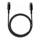 Кабель Baseus Tungsten Gold Fast Charging Data Cable Type-C to Type-C 100W 2m Black (CATWJ-A01) - изображение 1