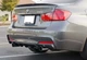 Дифузор заднього бампера для BMW 3 F30/F31/F34 M-Performance 2012-2019, чорний глянець V2 - зображення 1