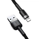 Кабель Baseus Cafule Cable USB 1.5A 2m Gray+Black (CALKLF-CG1) - зображення 5