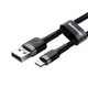 Кабель Baseus Cafule Cable USB 1.5A 2m Gray+Black (CALKLF-CG1) - зображення 7