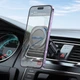 Автотримач для телефону HOCO H28 Rainbow ring magnetic car holder (air outlet) Black (6942007611459) - зображення 9