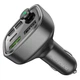 АЗП з FM-модулятором BOROFONE BC48 Broad QC3.0 car BT FM transmitter 18W Black (6941991104039) - зображення 5