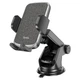 Автотримач для телефону HOCO CA95 Polaris push-type telescopic suction cup car holder Black (6931474758514) - зображення 1