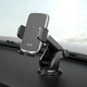 Автотримач для телефону HOCO CA95 Polaris push-type telescopic suction cup car holder Black (6931474758514) - зображення 5