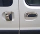 Накладки на дверні ручки для Renault Kangoo 1998-2008 (нержавіюча сталь, хром) V1 - зображення 3