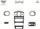 Накладки на панель для Chrysler Voyager 2001-2007 (цвет: Черный) - изображение 2