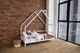 Детская кровать домик Монтессори Busy Wood на ножках Модель 15 160х90 см Белый - изображение 2
