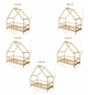 Детская кровать домик Монтессори Busy Wood на ножках Модель 15 160х90 см Белый - изображение 12