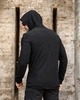 Тактическая флисовая кофта Honeycomb Black мужская военная флиска из флиса на трикотаже с утяжками XL - изображение 3