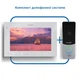 Комплект видеодомофона Slinex ML-20HD(Black) + SQ-07MTHD(White) - изображение 1