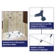 Сушка для белья напольная Casa Si Athletic 3 White (CS92185E04) - изображение 6