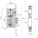 Врезная часть SEVEN LOCK 6085 - изображение 2