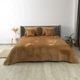 Покрывало ТЕП "VELOUR" Кофейное/Ромб прямой, 240x260 - изображение 2