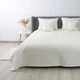 Покрывало ТЕП "VELOUR" Молочное/Ромб круглый, 220x240 – комфортная мягкость (4-00517_22468) - изображение 1
