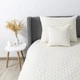 Покрывало ТЕП "VELOUR" Молочное/Ромб круглый, 220x240 – комфортная мягкость (4-00517_22468) - изображение 5