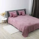 Покривало півтораспальне 150×210 ТЕП VELOUR рожеве Mesa Rose, ромб круглий, велюр, стьобане - зображення 3