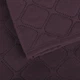 Покривало півтораспальне 150×210 ТЕП VELOUR бордове, ромб круглий, велюр, стьобане - зображення 6