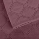 Покривало півтораспальне 150×210 ТЕП VELOUR рожеве Mesa Rose, ромб круглий, велюр, стьобане - зображення 6
