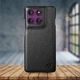 Кожаная накладка Stenk Cover для Motorola Edge 60 Pro Чёрный (79337) - изображение 1