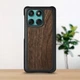 Шкіряна накладка Stenk WoodBacker для Motorola Edge 60 Fusion Чорний (79746) - зображення 1