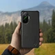 Кожаная накладка Stenk Cover для Xiaomi Poco F7 Черный (79728) - изображение 3