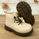 Демисезонные ботинки для девочки Еврозима Apawwa (N5003P beige) Размер 25, 16.5 см - изображение 5