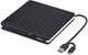 Внешний DVD-привод Amicool USB 3.0, Type-C CD DVD +/-RW, оптический привод - изображение 1