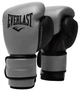 Боксерские перчатки для тренировок Everlast, защита и комфорт, синтетическая кожа, серый-черный - изображение 1